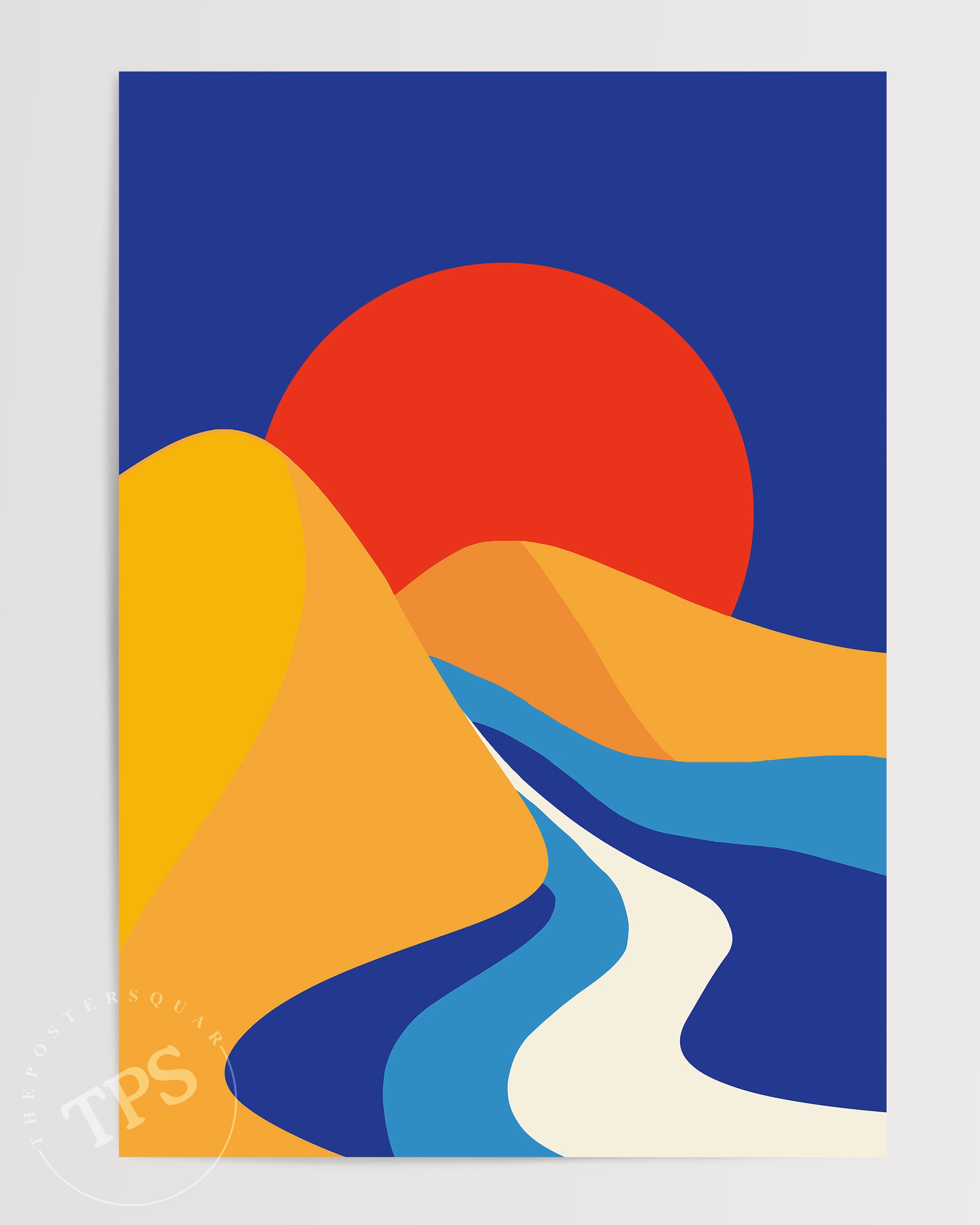 Ruby Sunset N1 The Poster Square