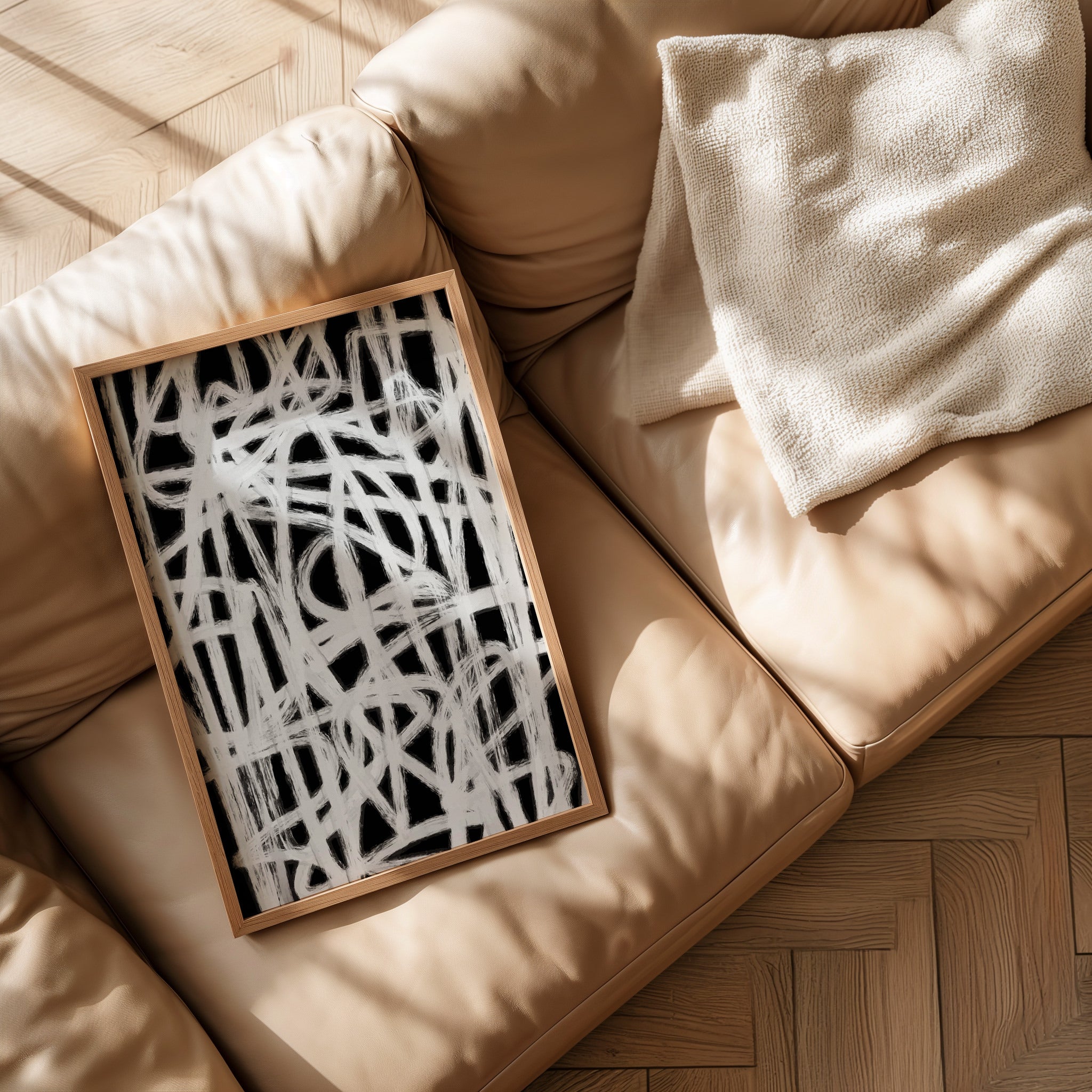 Scribble Chaos No.2-psoter-wall_art-decor-The Poster Square