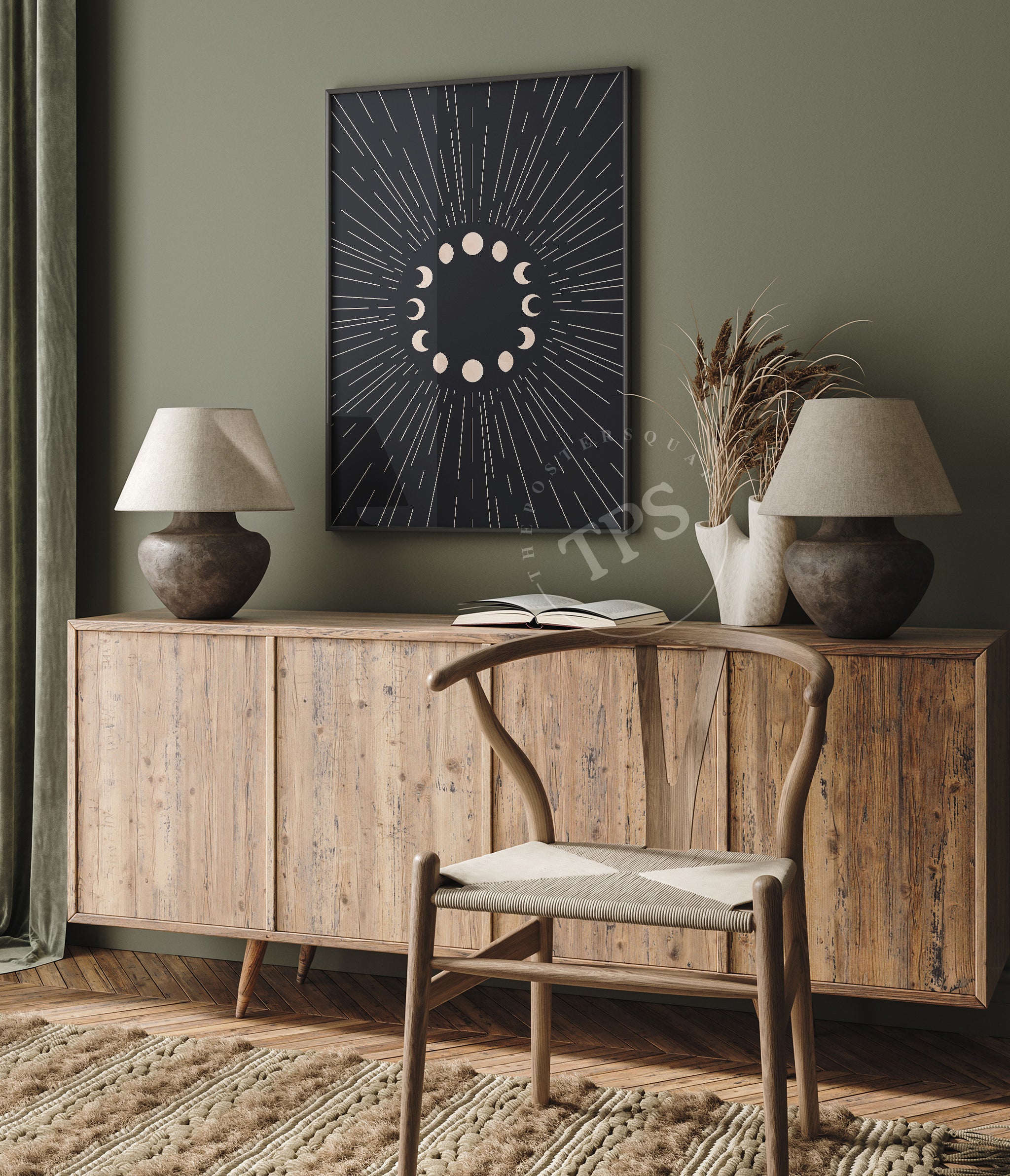 Galactic Phases Dark The Poster Square