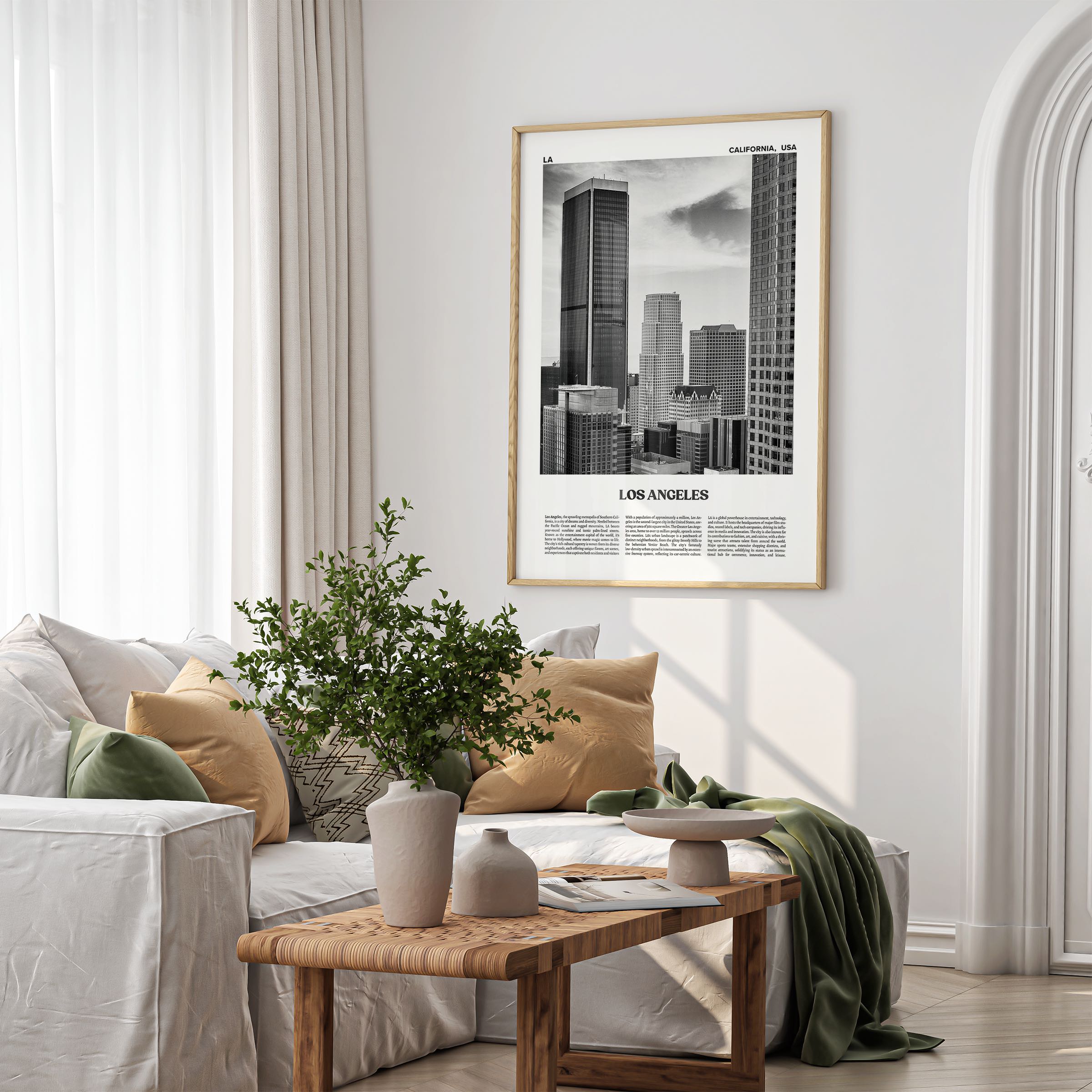 Los Angeles No.1-psoter-wall_art-decor-The Poster Square