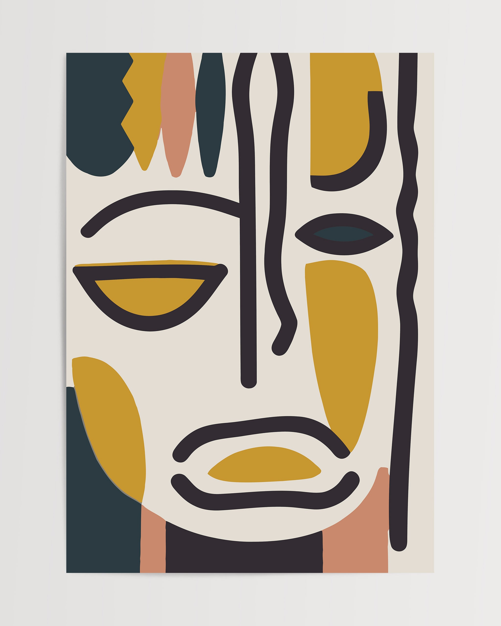 Eclectic Abstract Moods No.5-psoter-wall_art-decor-The Poster Square