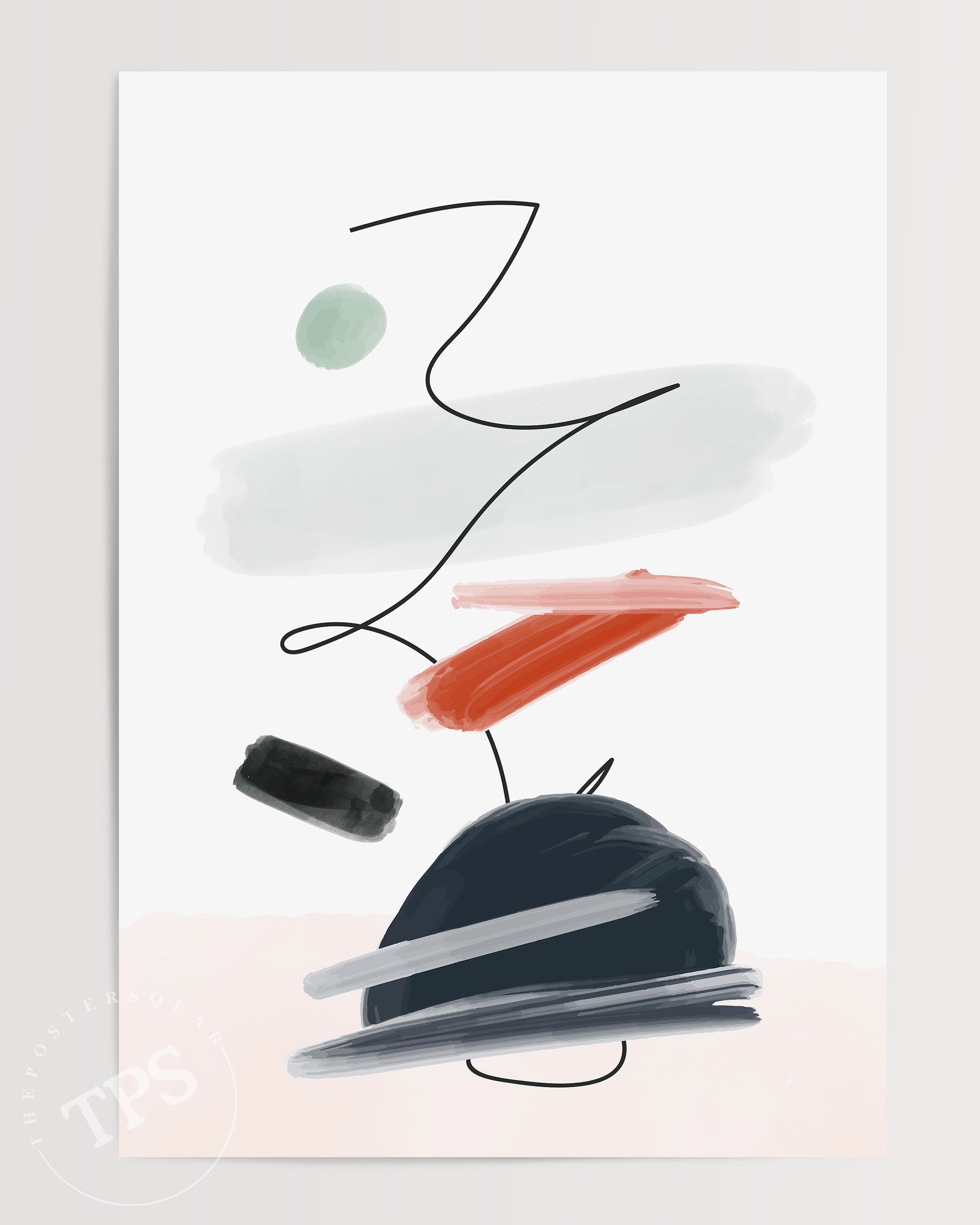 Minimalistic Abstract N11 The Poster Square