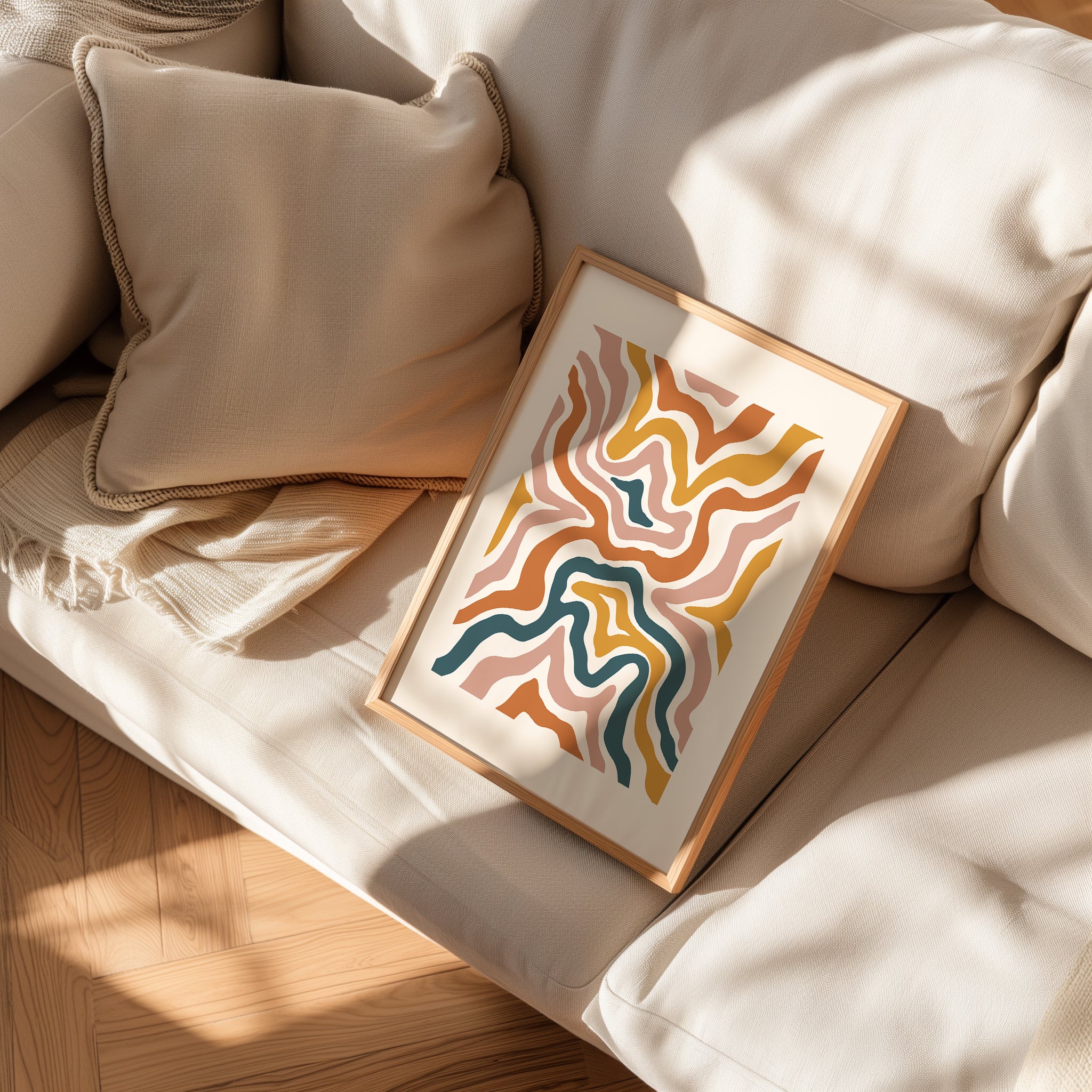 Rhythmic Hues Abstract-psoter-wall_art-decor-The Poster Square