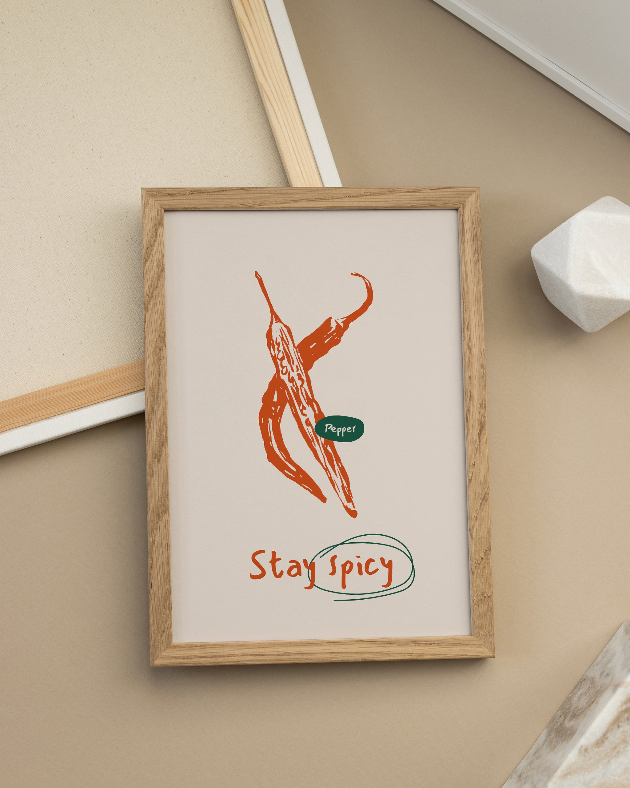 Stay Spicy-psoter-wall_art-decor-The Poster Square