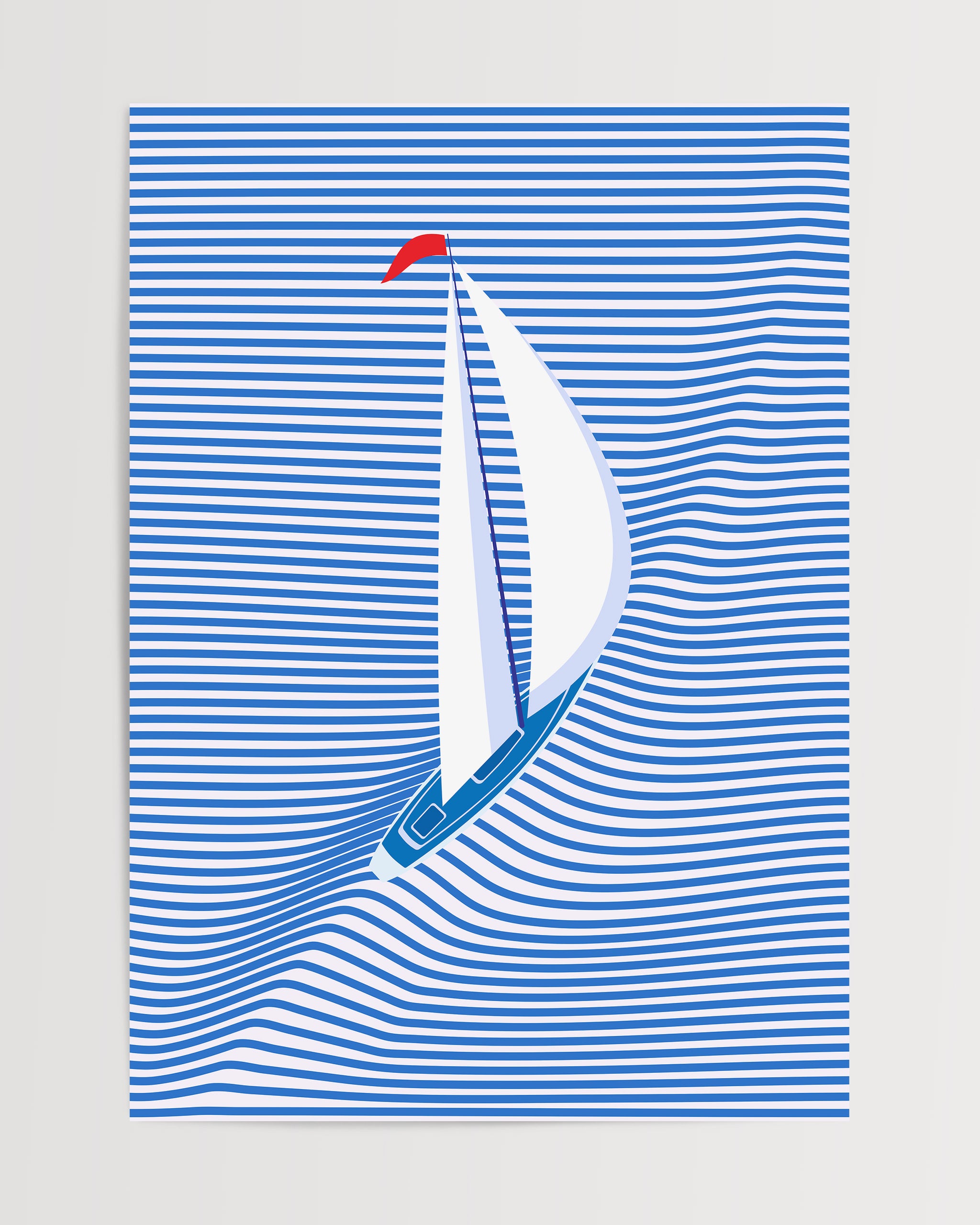 Sailor's Stripe-psoter-wall_art-decor-The Poster Square