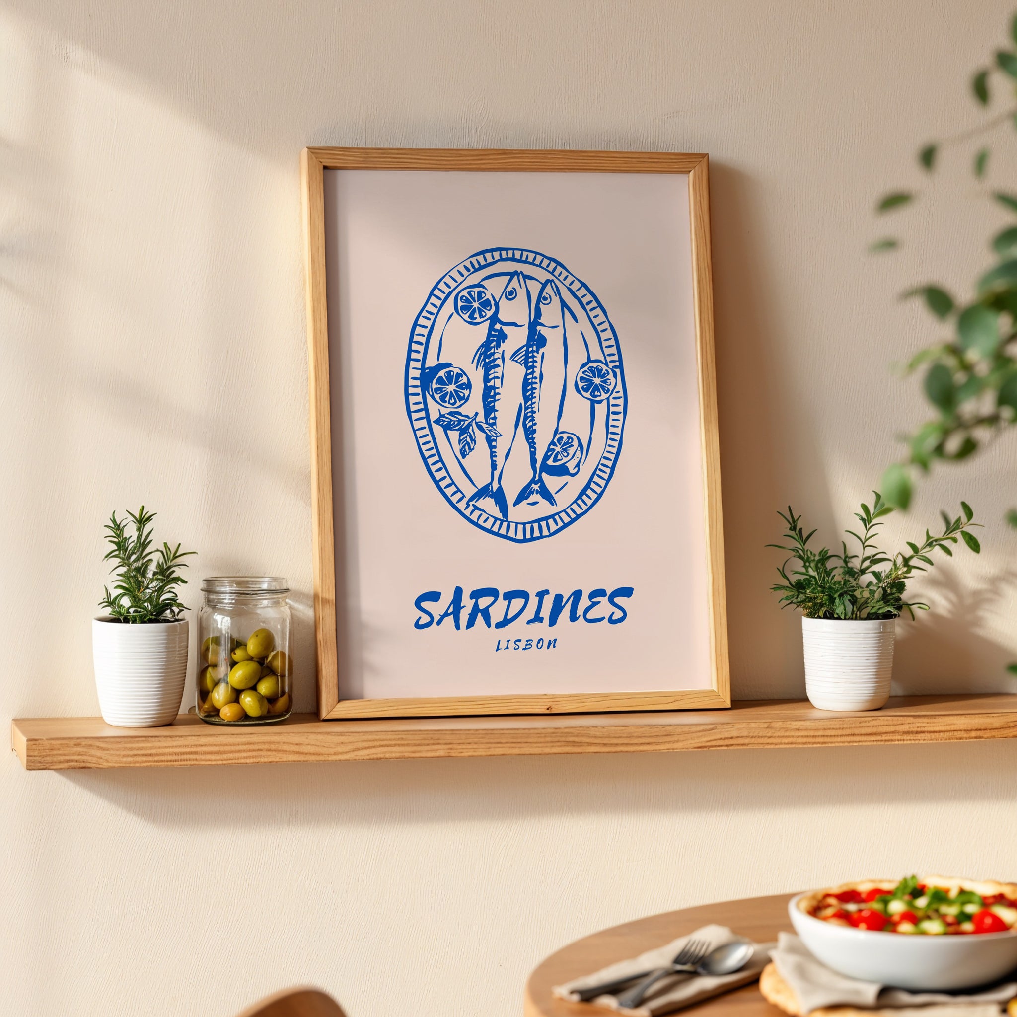 リスボンブルーのイワシ