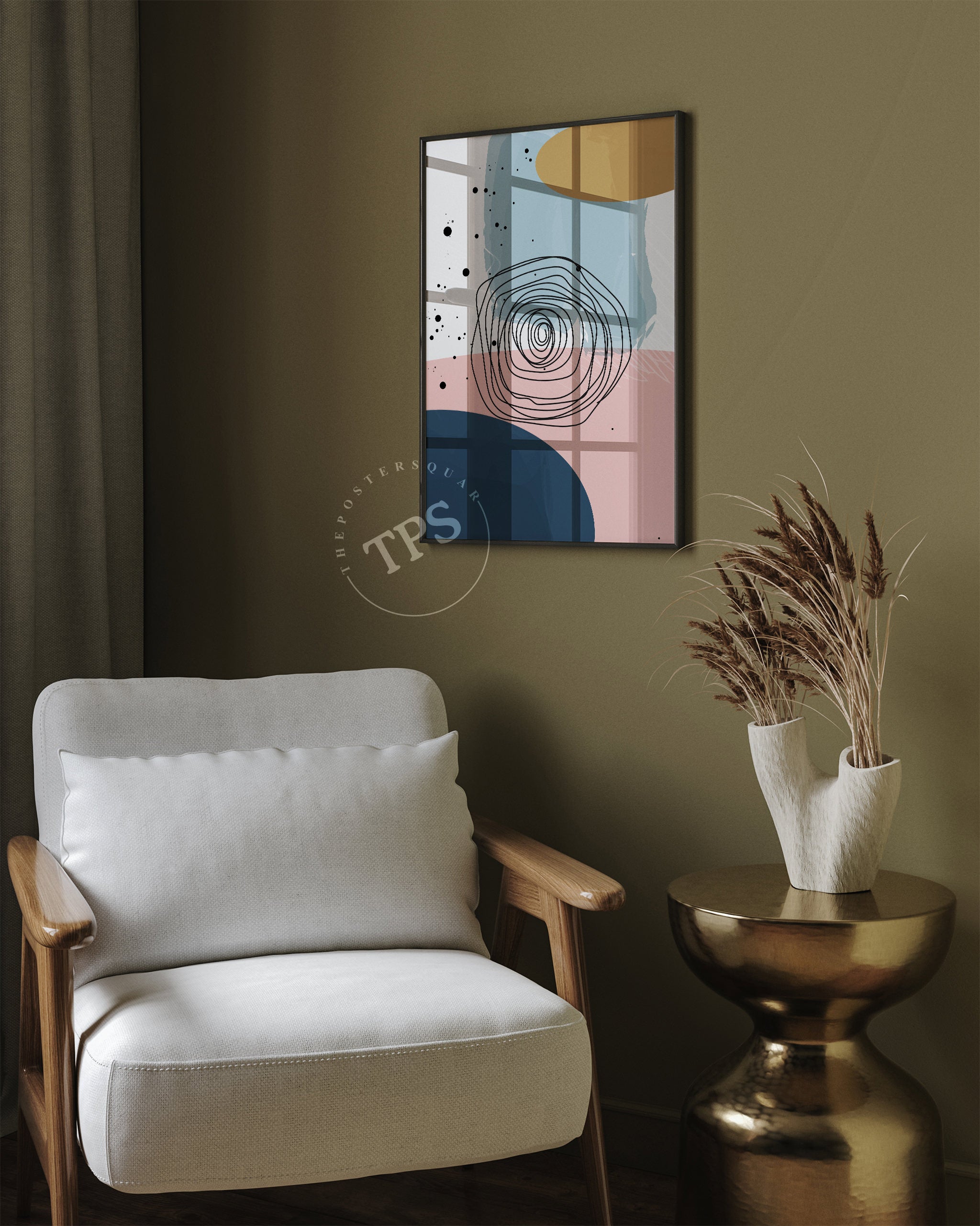 Minimalistic Abstract N1 The Poster Square