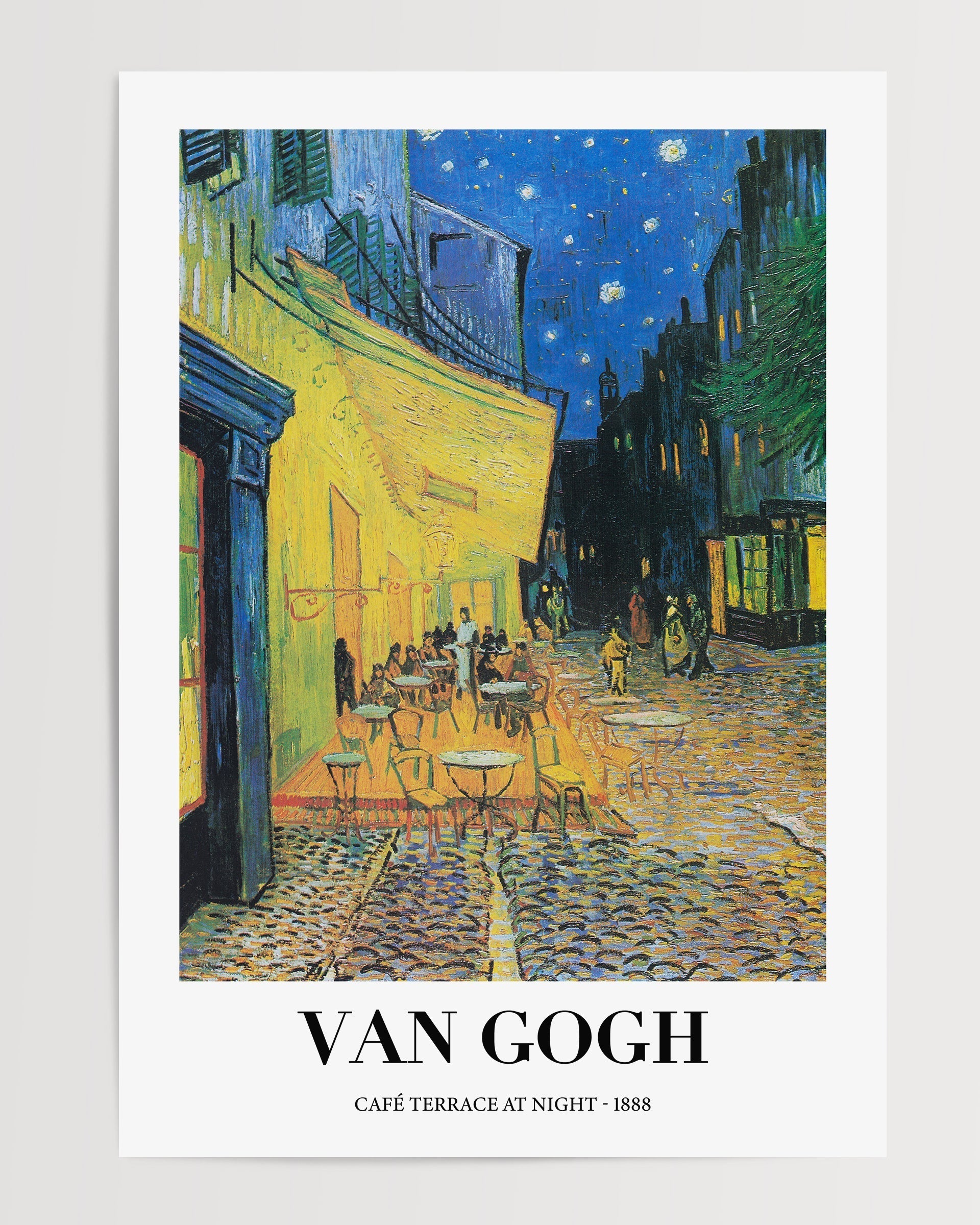 Café Terrace at Night (1888) - Art Print – The Poster Square