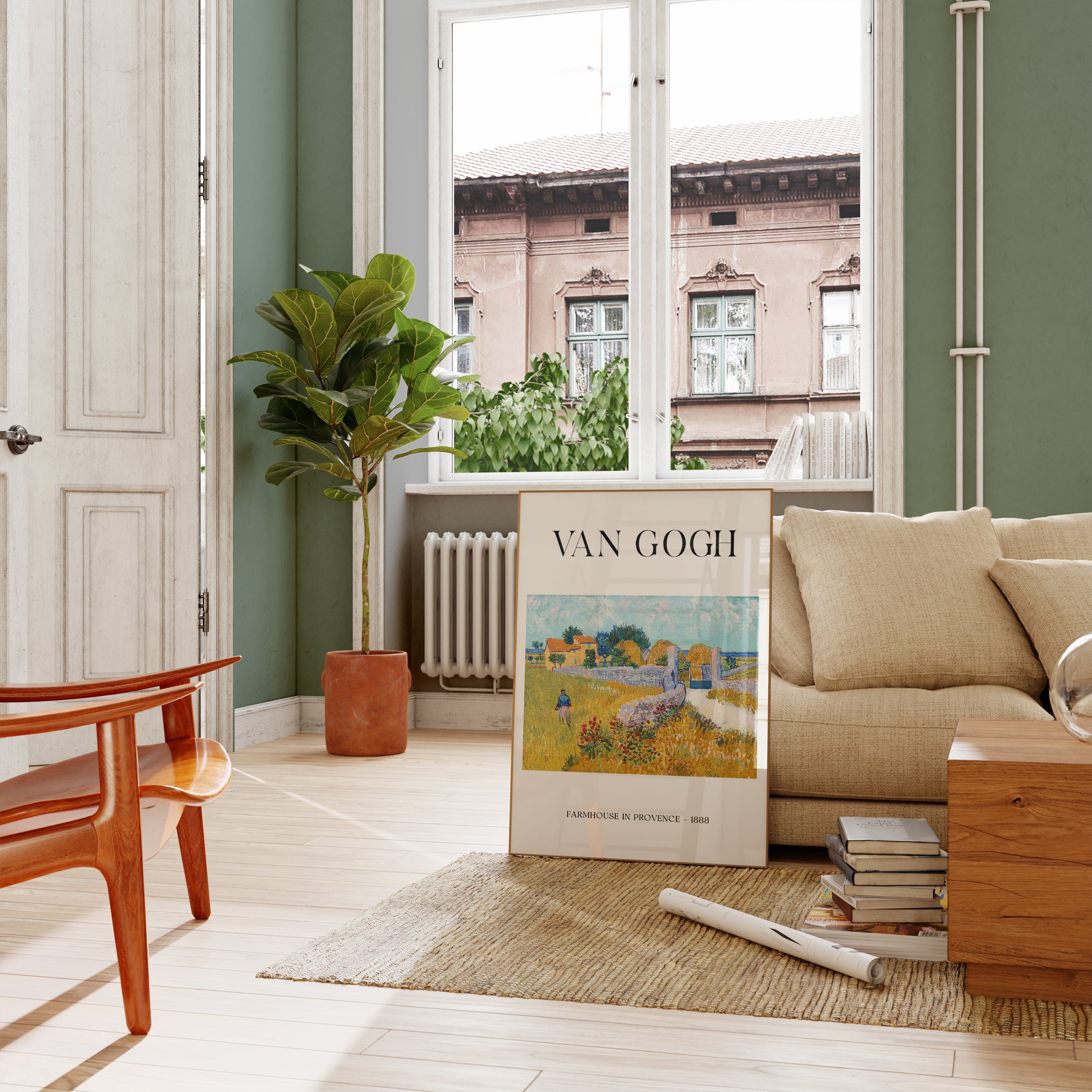 Farmhouse in Provence (1888) The Poster Square