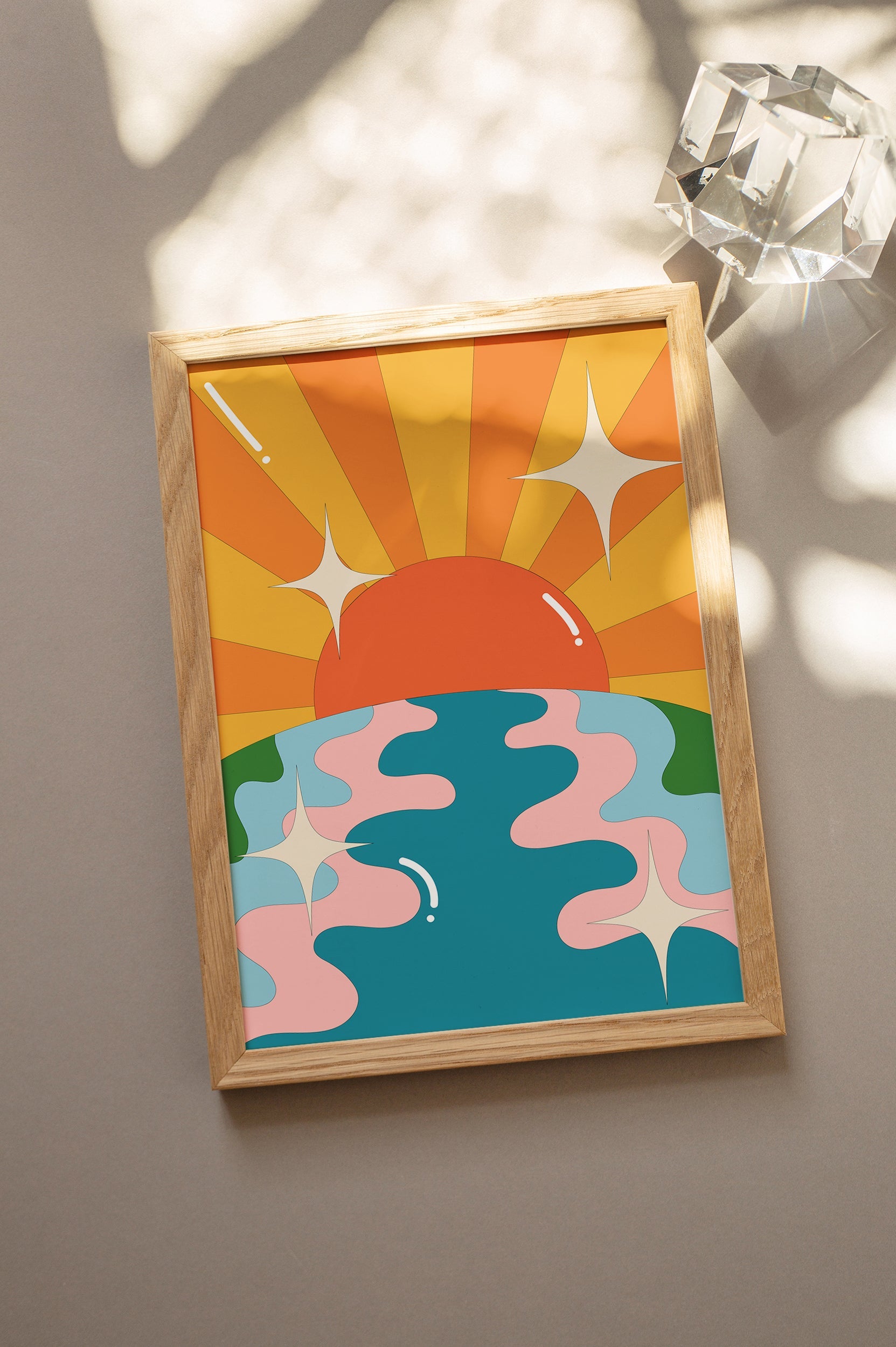 Groovy Sunset - Art Print – The Poster Square