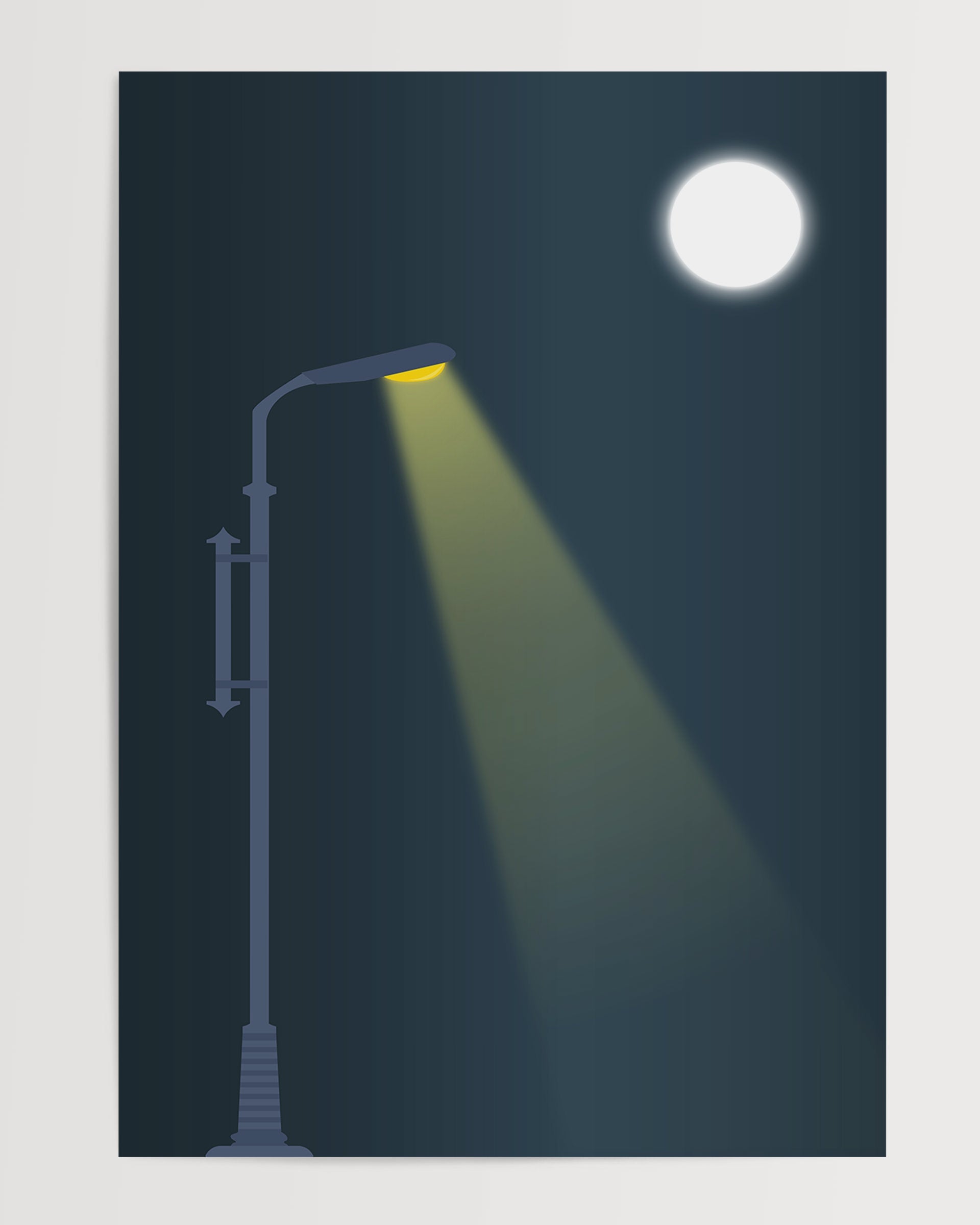 Night Street Light The Poster Square