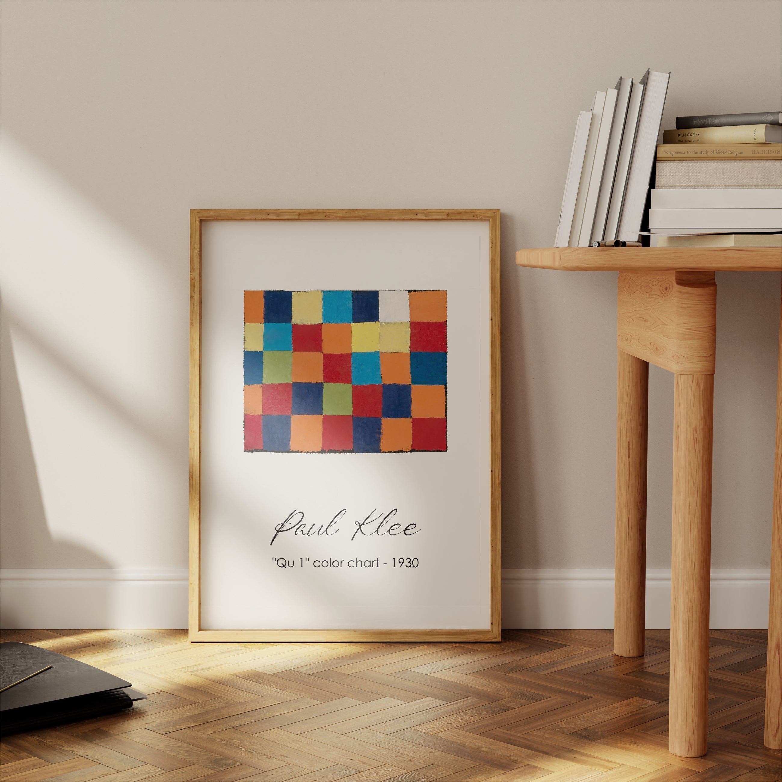 Qu 1 Color Chart - Art Print – The Poster Square