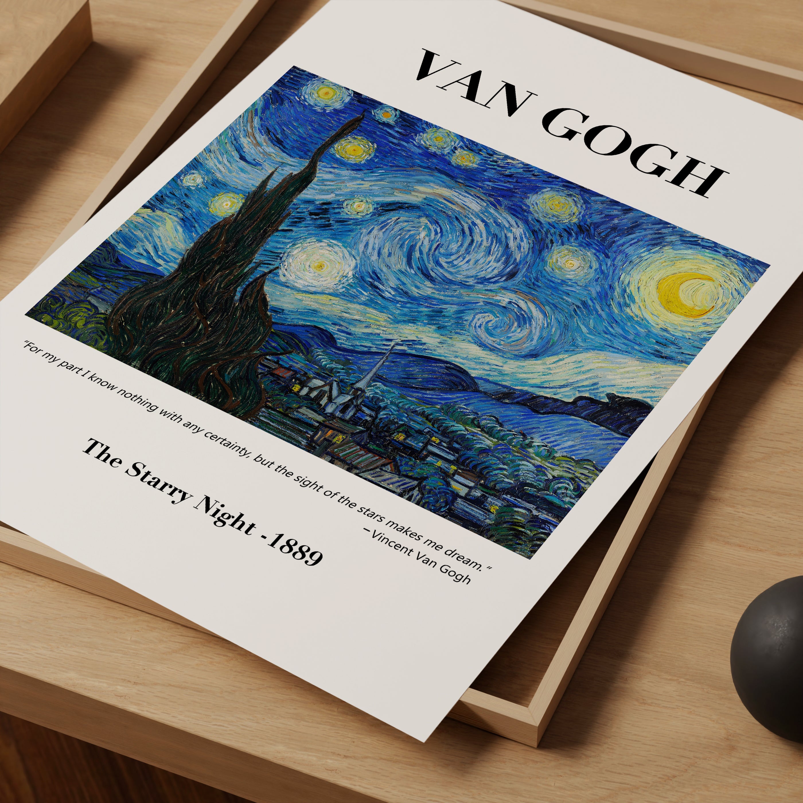 The Starry Night (1889) The Poster Square