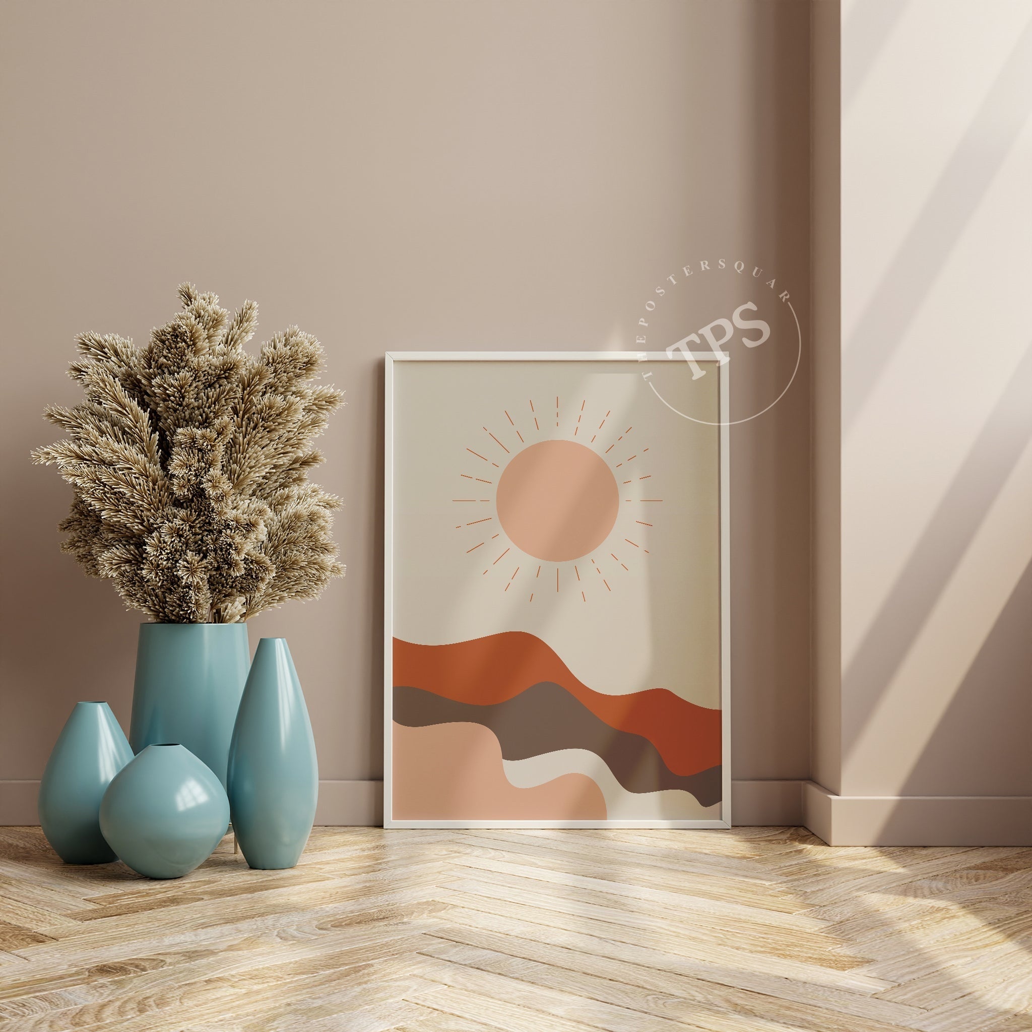 Abstract Landscape N7-psoter-wall_art-decor-The Poster Square