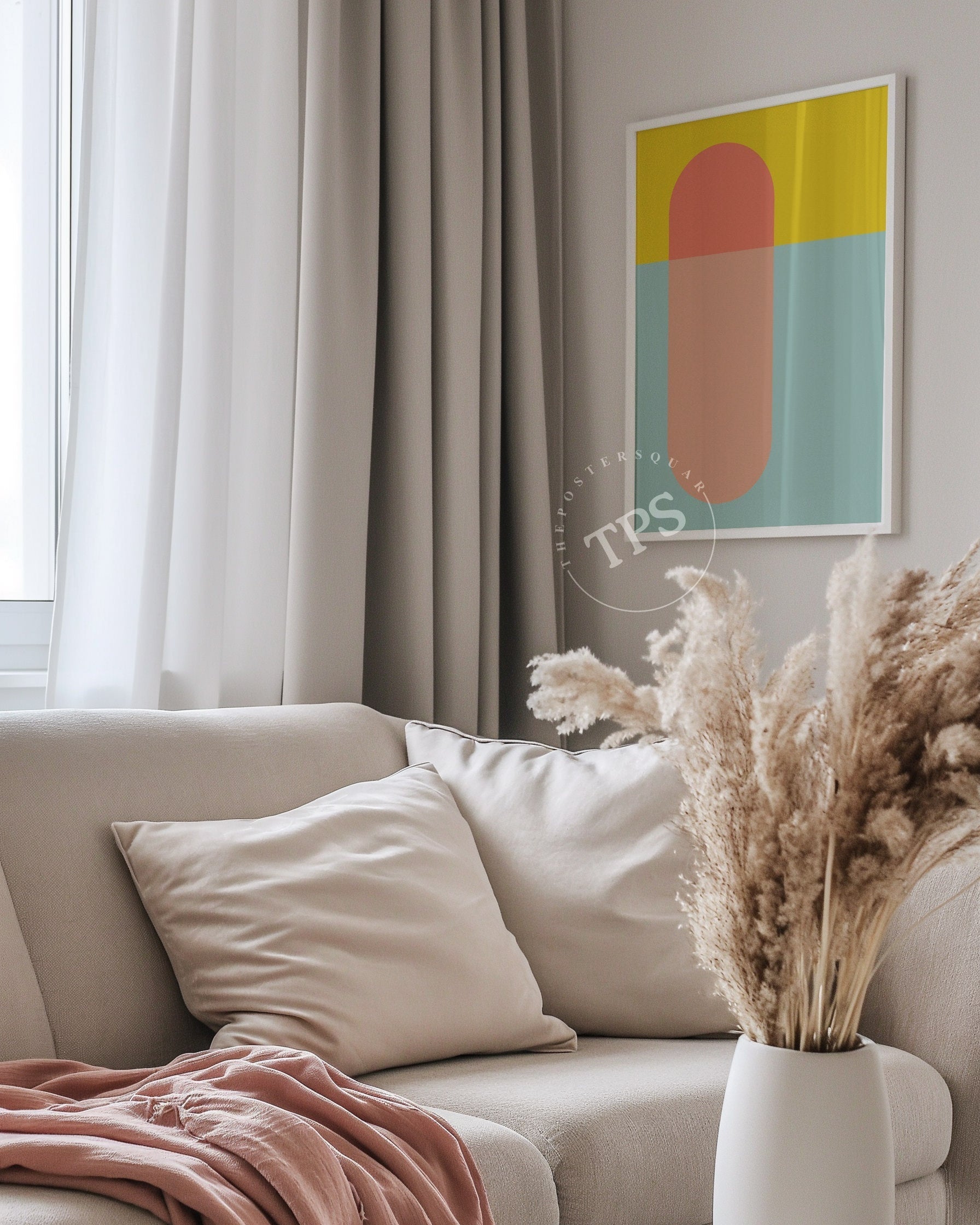 Abstract Mingle N24-psoter-wall_art-decor-The Poster Square