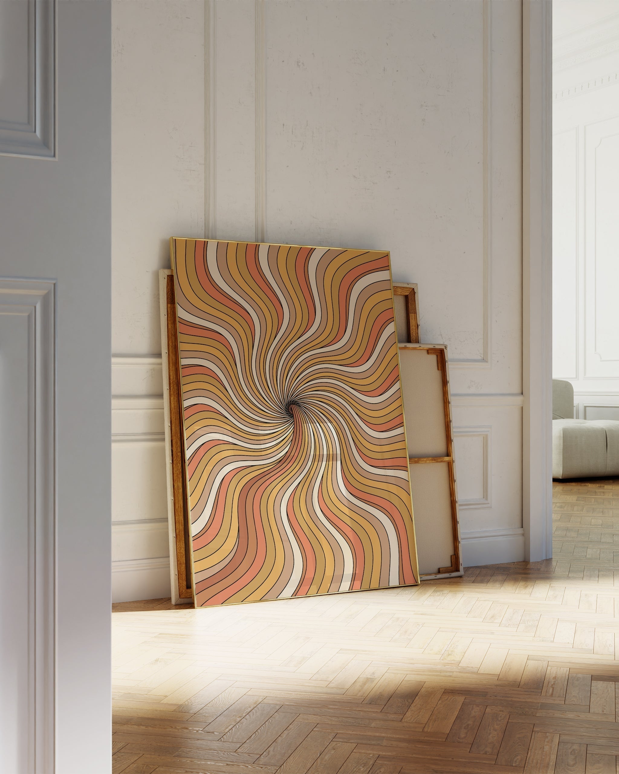 Amber Vortex-psoter-wall_art-decor-The Poster Square