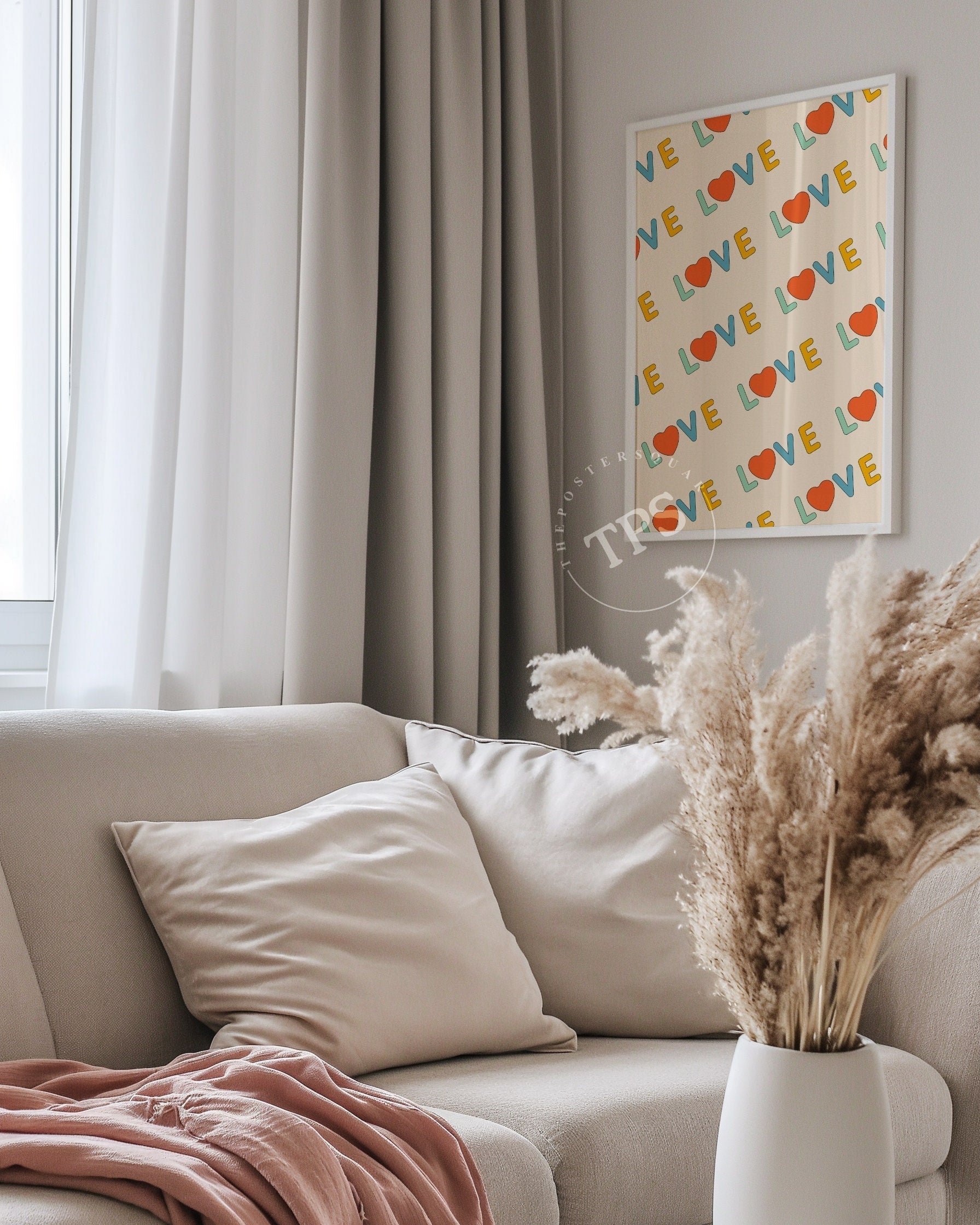 Amour-psoter-wall_art-decor-The Poster Square