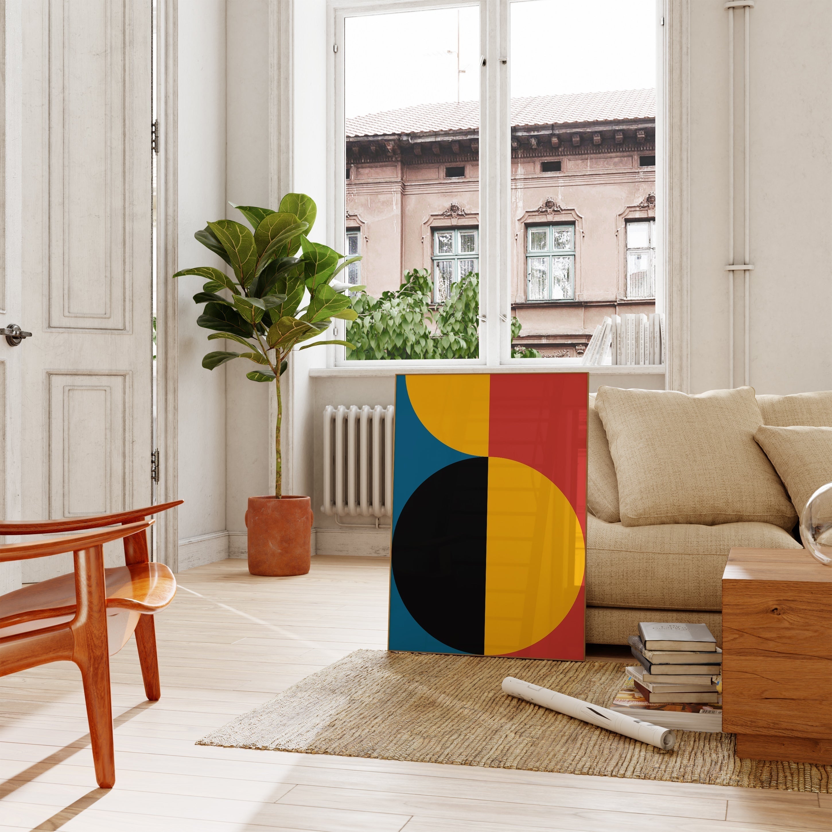 バウハウスにインスパイアされたN42-アートプリント – The Poster Square