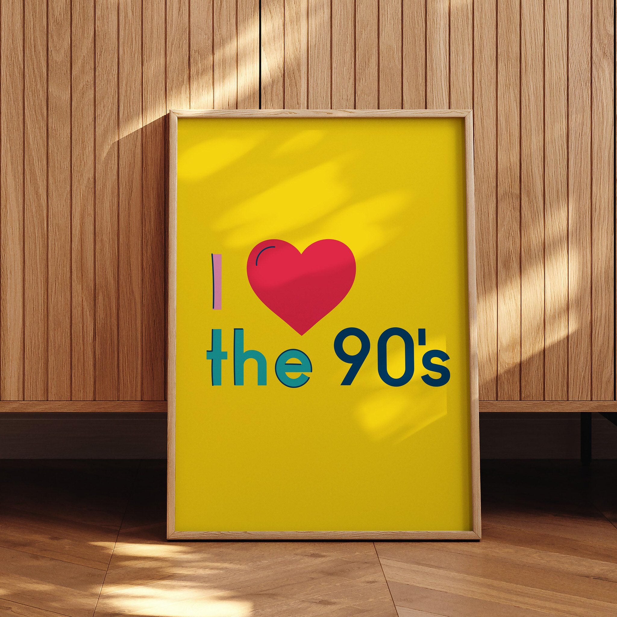 I Love the 90s Poster – The Poster Square